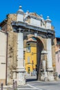 Porta San Mamante gate of Ravenna, Emilia-Romagna. Italy.