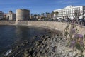 Porta a Terra Tower - Alghero - Sardinia - Italy Royalty Free Stock Photo