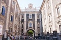 Porta Uzeda and Terme Achilliane in Catania, Italy Royalty Free Stock Photo