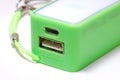 Portable battery charger Royalty Free Stock Photo