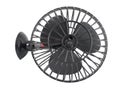 Portable black mini fan Royalty Free Stock Photo