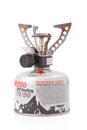 Portable camping stove Royalty Free Stock Photo