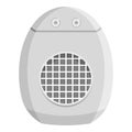 Portable conditioner icon, flat style