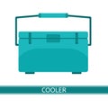 Portable cooler icon