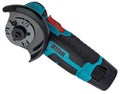 Portable cordless cordless angle grinder in a stylish modern design. Royalty Free Stock Photo