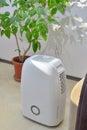 Portable dehumidifier colect water from air