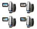 Portable digital video camera Royalty Free Stock Photo