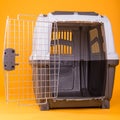 Portable dog cage Royalty Free Stock Photo