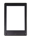 Portable e-book reader for book and screen