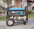 Portable electric generator. Royalty Free Stock Photo