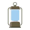 Portable electric lantern camping Royalty Free Stock Photo