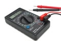 Portable electronic digital multimeter Royalty Free Stock Photo