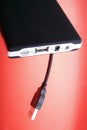 Portable external hard disk Royalty Free Stock Photo