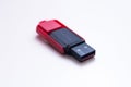 USB flash drive key isolated on white Royalty Free Stock Photo