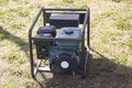 Portable gasoline generator.The use of an autonomous energy source. An additional source of energy Royalty Free Stock Photo