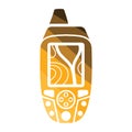 Portable GPS device icon Royalty Free Stock Photo