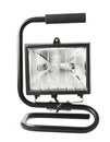 Portable halogen construction lamp isolated Royalty Free Stock Photo
