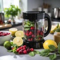 Portable hand-held blender for healthy smoothies