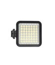 Portable LED light for the camera, isolate the white background clipping path Royalty Free Stock Photo