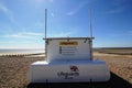 Lifeguard cabin on a deserted beach