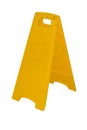 A portable little plastic banner indoor