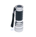 Portable metallic torchlight isolated