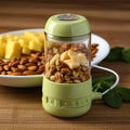 Portable mini blender for protein shakes on the go