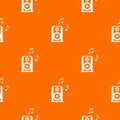 Portable music speacker pattern seamless