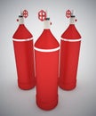 Portable oxygen tanks