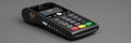 Portable Payment Terminal Designed for Secure Transactions, Featuring a Keypad and Large Screen for Easy Use in Retail Royalty Free Stock Photo