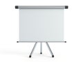 Portable projection screen Royalty Free Stock Photo