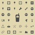 portable radio icon. Detailed set of Minimalistic icons. Premium quality graphic design sign. One of the collection icons for we