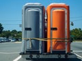 Portable restrooms(Porta-potty) Royalty Free Stock Photo