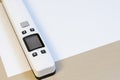 Portable scan paper