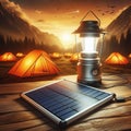 Portable Solar Lantern Collapsible and lightweight ideal for cam