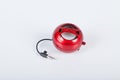 Portable speaker on white background Royalty Free Stock Photo