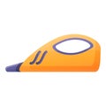 Portable steam cleaner icon, cartoon style