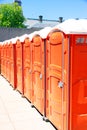 Portable Toilets Royalty Free Stock Photo