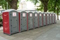 Portable Toilets Royalty Free Stock Photo