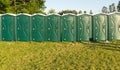 Portable Toliets Royalty Free Stock Photo