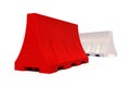 Portable traffic barriers