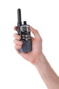 Portable UHF radio transceiver