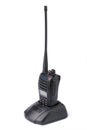 Portable UHF radio transmitter Royalty Free Stock Photo