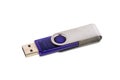 Portable usb memory or USB flash drive isolated Royalty Free Stock Photo