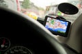 Portable In-vehicle GPS Navigation System (Ver2/2) Royalty Free Stock Photo