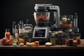 Portable and versatile food processors with multip