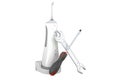 Portable water flosser with screwdriver and wrench, 3D rendering