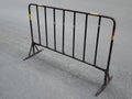 Portable Welded Steel Frame Fences on Street