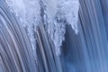 Portage Creek Cascade Winter Royalty Free Stock Photo