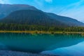 Portage Glacier Lake Chugach Mountains, Alaska Royalty Free Stock Photo